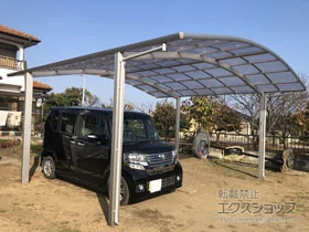YKKAPのカーポート レイナツインポートグラン　積雪～20cm対応 施工例