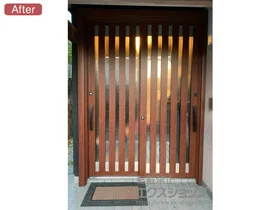 LIXIL ���N�V��(�g�X�e��)�̌��փh�A ���V�F���g���ֈ��� PG�d�l 2������ �����}�� 15�^�i�c�ʂ��j �{�H��