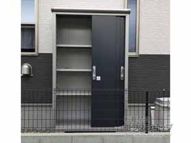 の物置・屋外倉庫 エスモ 一般型 1200×520×1959 ESE-1205A-SM 施工例