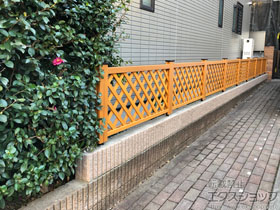 フェンス 柵の施工例一覧 ラティス格子 フェンス 柵ならエクスショップ