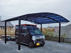 YKKAPのカーポート レイナツインポートグラン　積雪～20cm対応 施工例