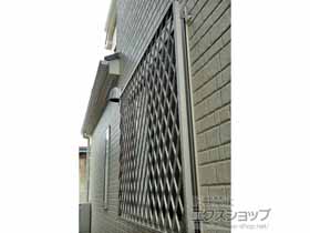 の面格子・窓格子 アルミ面格子 ヒシクロス 施工例