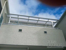 YKKAPのバルコニー屋根 ソラリア R型 屋根タイプ 単体 積雪～20cm対応 施工例