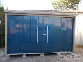 の物置・屋外倉庫 Mr.ストックマンダンディ 一般型 3600×2290×2110（ND-3622-Y） ND-3622-Y-DB 施工例