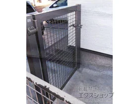 LIXIL リクシル(TOEX)の門扉 アルメッシュ門扉 片開き 柱使用 施工例