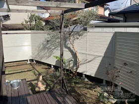 YKKAP�̃t�F���X�E��E�� �V���v���I�t�F���X13�^ �ډB�����[�o�[ 2�i�x�� �������ėp �{�H��