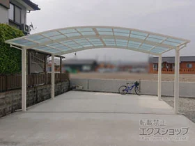 YKKAPのカーポート レイナツインポートグラン　積雪～20cm対応 施工例