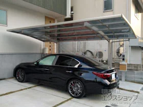 YKKAPのカーポート レイナポートグラン　積雪～20cm対応 施工例