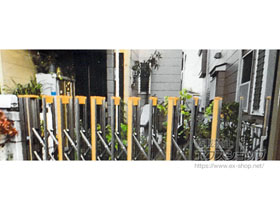 のカーゲート アルシャインII H型 Cタイプ　ノンレール片開き　270Ｓ 施工例