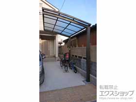のサイクルポート・駐輪場 ネスカRミニ (ラウンドスタイル) 積雪〜20cm対応 施工例
