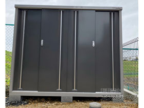 の物置・屋外倉庫 シンプリー 一般型 1940×615×1603 MJX-196D-P-PG 施工例