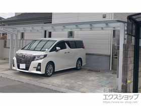 のカーポート ソリッドポート ワイド 積雪〜20cm対応 施工例