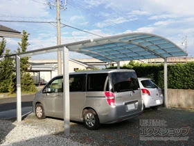 YKKAPのカーポート レイナツインポートグラン　積雪～20cm対応 施工例