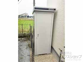 の物置・屋外倉庫 エルモ 一般型 820×1520×2120（LMD-0815） LMD-0815-CB 施工例