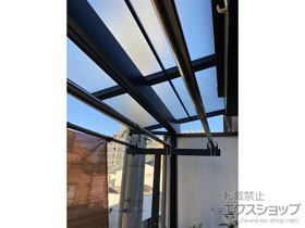 のバルコニー・ベランダ屋根 スピーネ F型 屋根タイプ 単体 積雪〜20cm対応 施工例