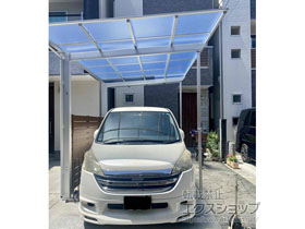 のカーポート ネスカF (フラットスタイル) 積雪〜20cm対応 施工例