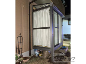 のテラス囲い・サンルーム サニージュ F型 床納まり ランマ無 積雪〜20cm対応 施工例