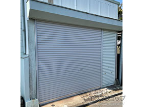 のガレージシャッター プラテアII スチールタイプ 電動式 施工例