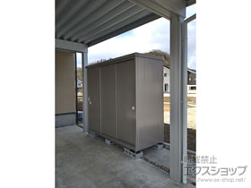 の物置・屋外倉庫 エスモ 一般型 2100×900×1959（ESE-2109A） ESE-2109A-SS 施工例