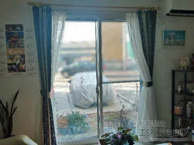 LIXIL リクシル(トステム)の内窓（二重窓・二重サッシ） インプラス 引違い窓 2枚建 施工例