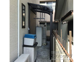 のテラス屋根 ソラリア R型 テラスタイプ 単体 積雪〜20cm対応 施工例