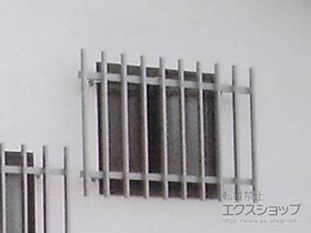 の面格子・窓格子 【特注】アルミ面格子 A型 施工例