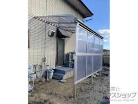 のテラス屋根 ソラリア R型 テラスタイプ 単体 積雪〜20cm対応 施工例
