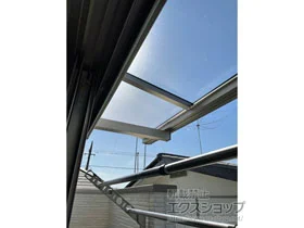 YKKAPのバルコニー屋根 ソラリア F型 ルーフタイプ 単体 積雪～20cm対応 施工例