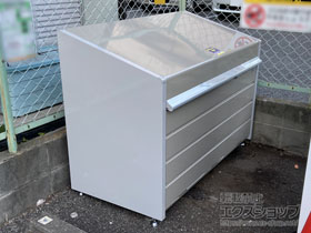 のゴミステーション ダストボックスミニ メッシュ床タイプ DBN-147M 800L 施工例
