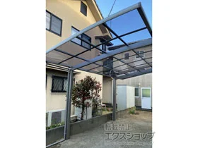 LIXIL(リクシル)のカーポート ネスカR (ラウンドスタイル) 積雪～20cm対応 施工例