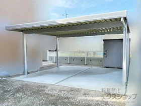 LIXIL ���N�V��(�g�X�e��)�̃J�[�|�[�g �e���I�X�|�[�gIII 900 2��p �p��4�{�� �ϐ�`30cm�Ή� �{�H��