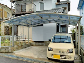 YKKAPのカーポート レイナツインポートグラン　積雪～20cm対応 施工例