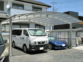 YKKAPのカーポート レイナツインポートグラン　積雪～20cm対応 施工例