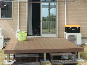 のウッドデッキ マージウッドデッキ 施工例