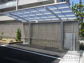 のカーポート ネスカR (ラウンドスタイル) 積雪〜20cm対応 施工例