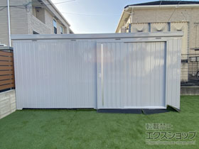 の物置・屋外倉庫 ネクスタ大型 一般型 5260×1790×2375（NXN-100H） NXN-100H-MG 施工例