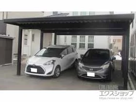 ジーポートPro 積雪150cm対応 2台用 6本柱 折板の施工例一覧 ジーポートPro 積雪150cm対応 2台用 6本柱 折板の施工例一覧