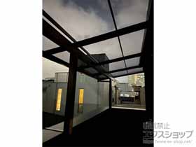 のバルコニー・ベランダ屋根 スピーネ F型 屋根タイプ 連棟 積雪〜20cm対応 施工例