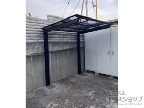 のサイクルポート・駐輪場 ネスカFミニ (フラットスタイル) 積雪〜20cm対応 施工例