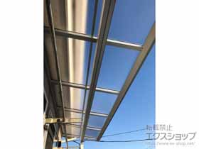 のバルコニー・ベランダ屋根 ソラリア F型 屋根タイプ 単体 積雪〜20cm対応 施工例