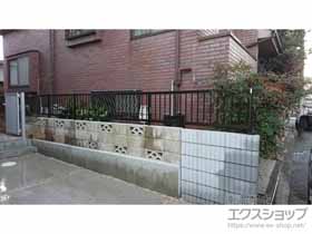 のフェンス・柵 ハイサモア　フリーポールタイプ 施工例