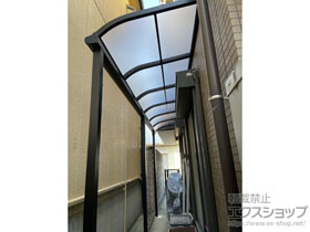 のテラス屋根 プレシオステラスII R型 テラスタイプ 連棟　積雪〜20cm対応 施工例