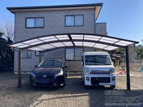 Value Selectのカーポート プレシオスポート ワイド 積雪〜20cm対応 施工例