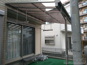 のテラス屋根 スピーネ F型 テラスタイプ 単体 積雪〜20cm対応 施工例