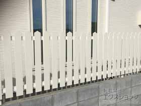 のフェンス・柵 レスティンフェンス7型・自由柱施工 施工例