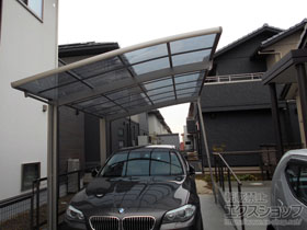 のカーポート ネスカR (ラウンドスタイル) 積雪〜20cm対応 施工例