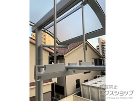 のバルコニー・ベランダ屋根 スピーネ R型 屋根タイプ 単体 積雪〜20cm対応 施工例