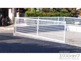 のフェンス・柵 メッシュフェンス M0　間仕切柱施工 施工例