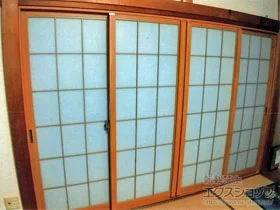 LIXIL リクシル(トステム)の内窓（二重窓・二重サッシ） インプラス 引違い窓 4枚建 施工例