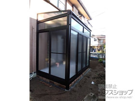 のテラス囲い・サンルーム サニージュF型 床納まり ランマ付き（FIX）積雪20cm対応 施工例